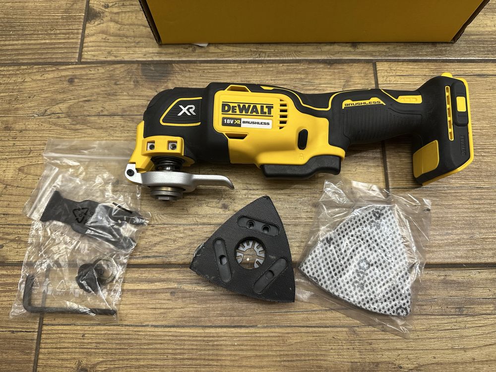 Narzędzie wielofunkcyjne, multitool DeWalt DCS355 z 2024r. | akcesoria