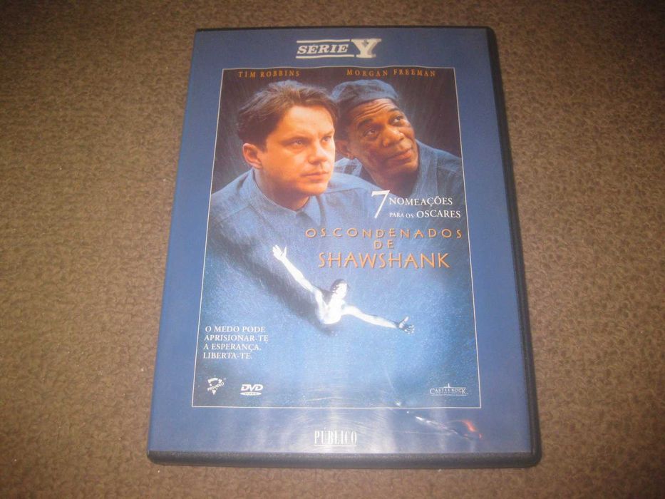 DVD "Os Condenados de Shawshank" com Morgan Freeman