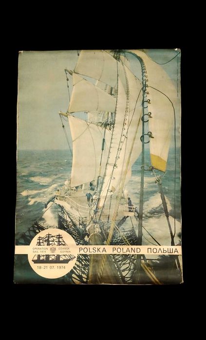 Plakat na płótnie, Operacja Żagiel 1974 r, vintage, unikat