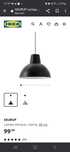 Lampa ikea stołowa