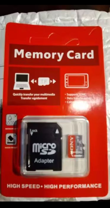 Карта пам'яті sony 128 ГБ