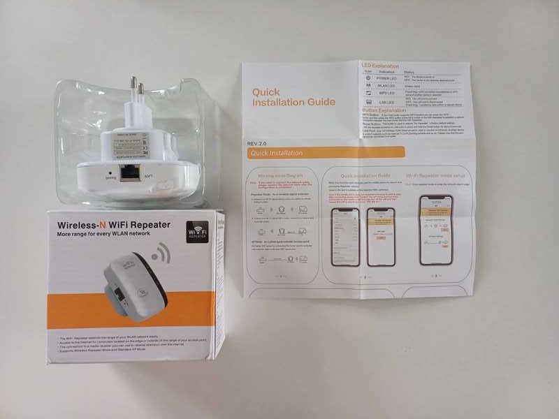 Wzmacniacz sygnału Wifi Wireless-N 300 M