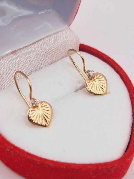 Złote kolczyki próby 585 (14K)