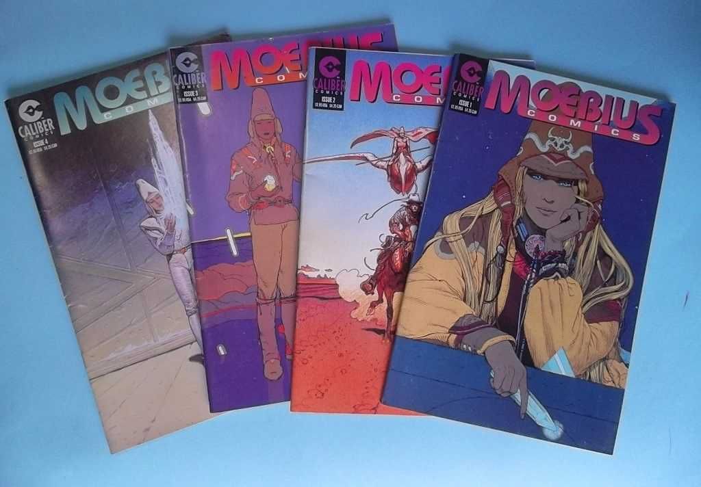 Moebius Comics completo 1 a 4 , Caliber Press.