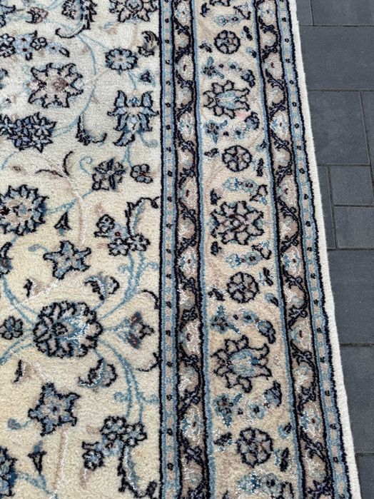 Nain Perski Dywan Ręcznie Tkany Wełniany Iran 304x204