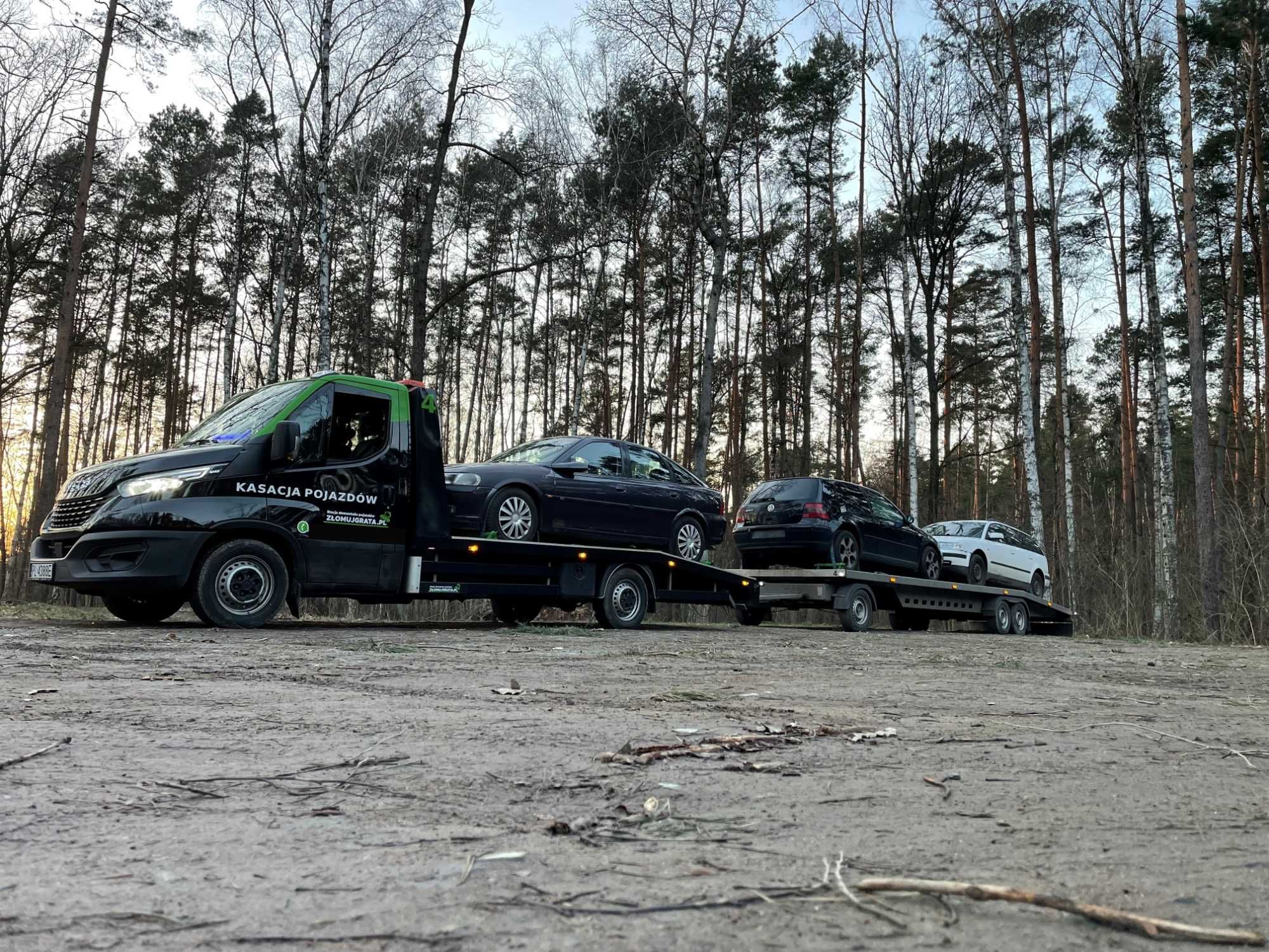 KASACJA POJAZDÓW Złomowanie Aut Skup Autozłom Demontaż Złomujgrata.pl