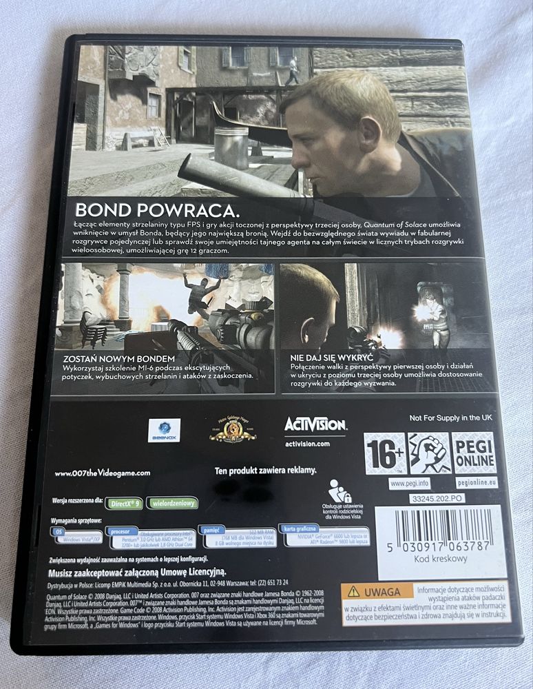 Gra 007 Quantum of solace