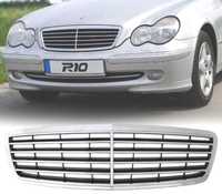 GRELHA FRONTAL PARA MERCEDES CLASSE C W203 00-07 CROMADA