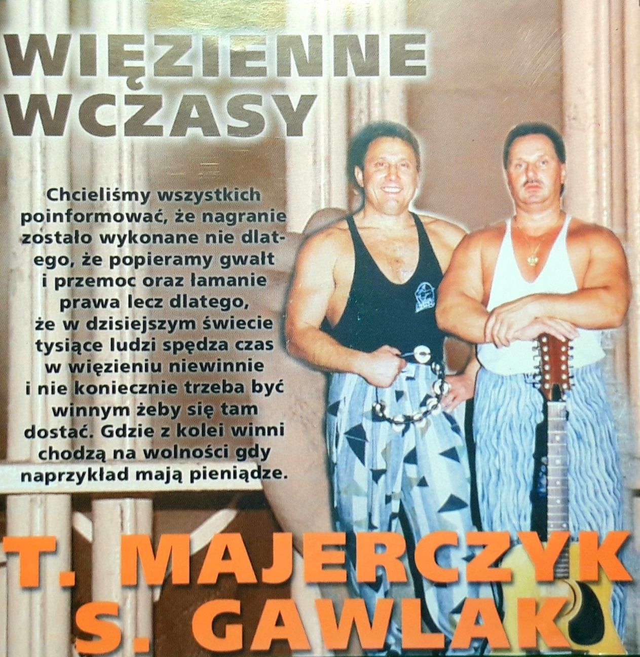 Tadeusz Majerczyk I Stanisław Gawlak - Więzienne Wczasy (CD, 2004)