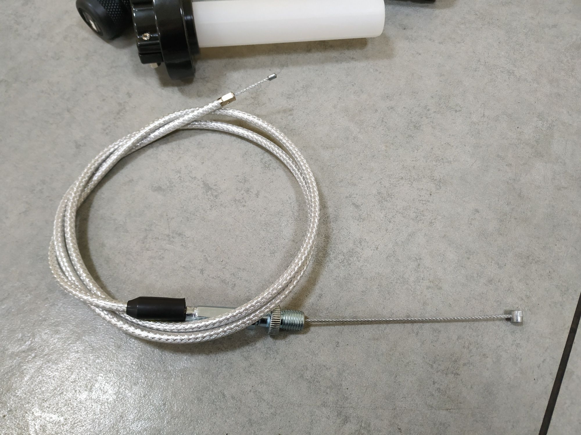 Короткохідна ручка газу, трос, та гріпси PROTAPER