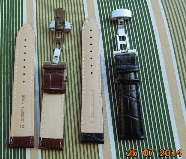 Pasek do zegarka skorzany braz 18mm 19mm 21mm 24mm