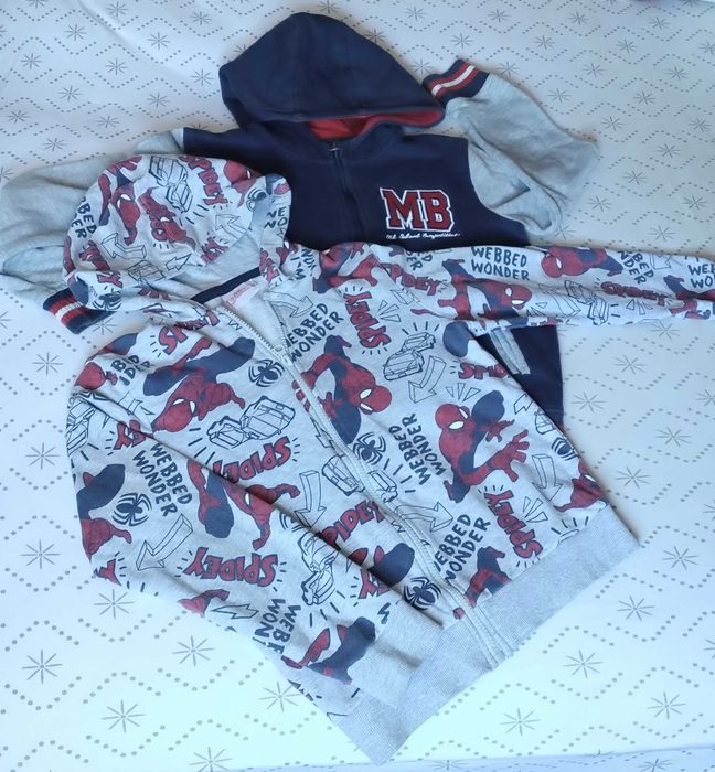 2 x bluza * Spiderman i bejsbolówka * 134
