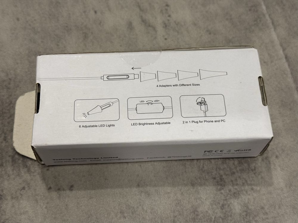 Otoscópio usb com câmera - NOVO