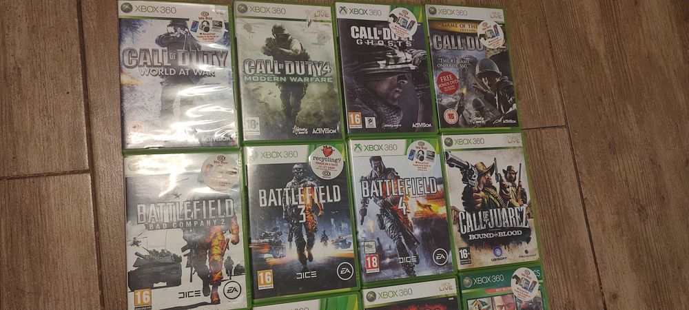 Xbox 360 zestaw 17 najlepszych gier GTA Call Of Duty