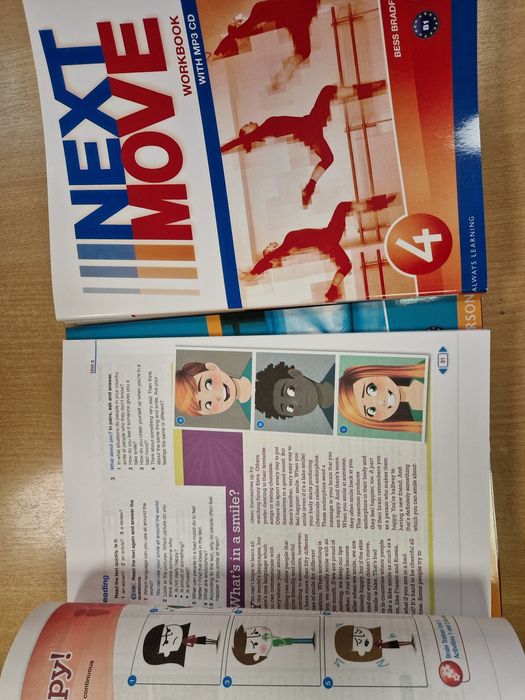 Next Move 1, 2, 3, 4 Workbook+ Students book