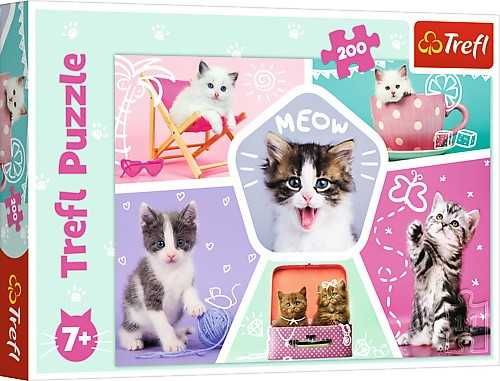 Nowe puzzle 200 koty