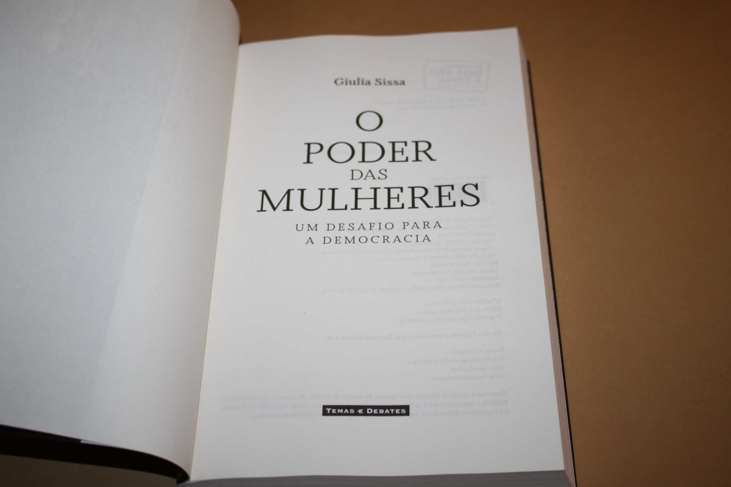 O Poder das Mulheres Um desafio para a democracia // Giulia Sissa