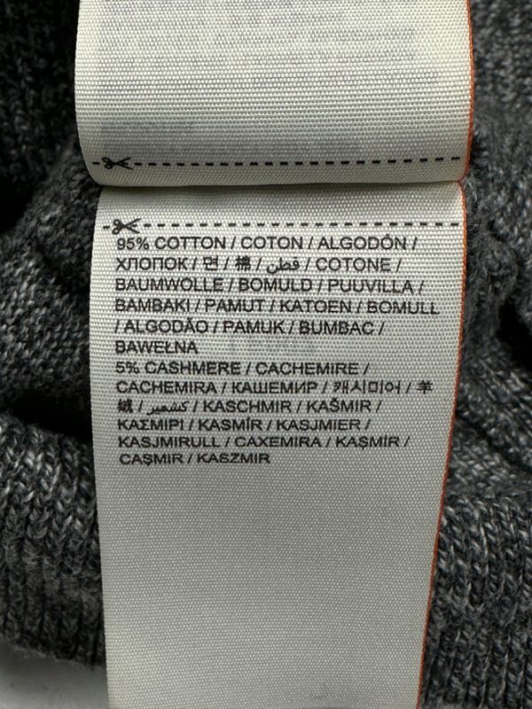 Superdry Bawełniany Sweterek z Kaszmirem Męski Logowany na Piersi r. S