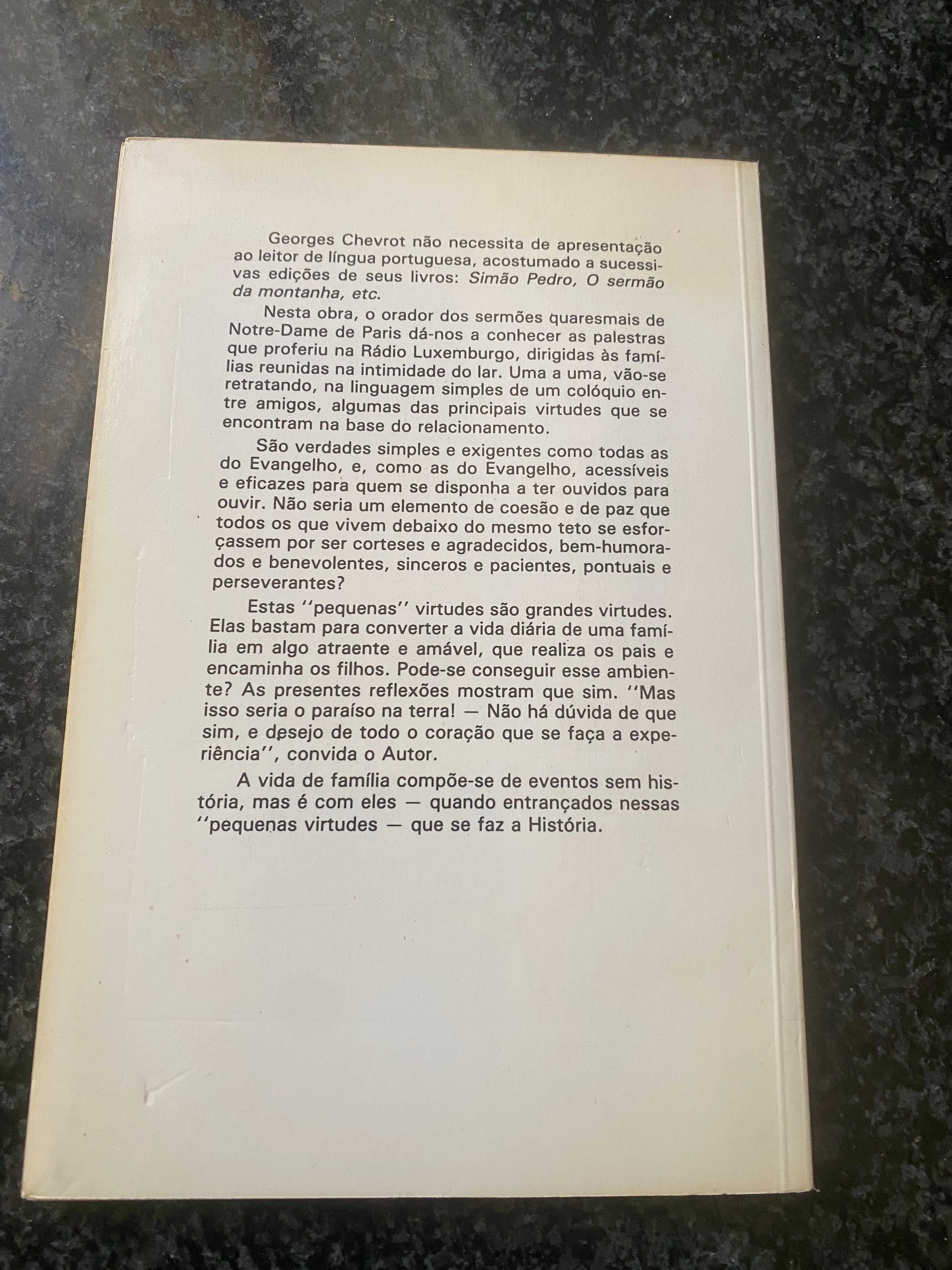 livro em bom estado, as pequenas virtudes do lar
