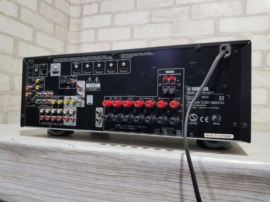 7.2 AV ресивер YAMAHA RX-V675, *7x125, HDMI, USB, 4K, б/у з Німеччини