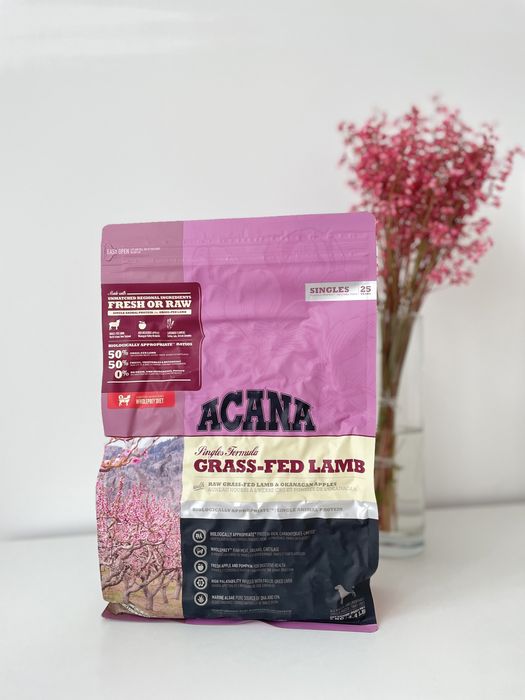 Корм Acana (Акана) Grass Fed Lamb- 2 кг 6кг 11- 17кг для собак з ягням