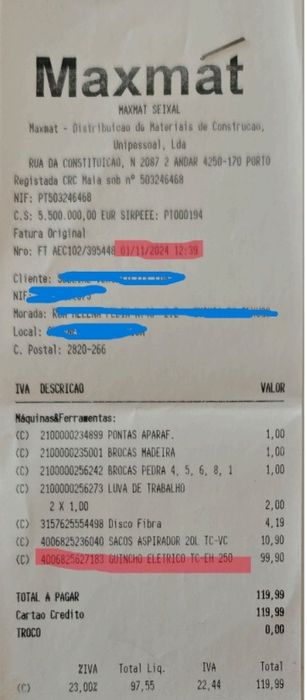 Guincho elétrico Einhell TC EH 250