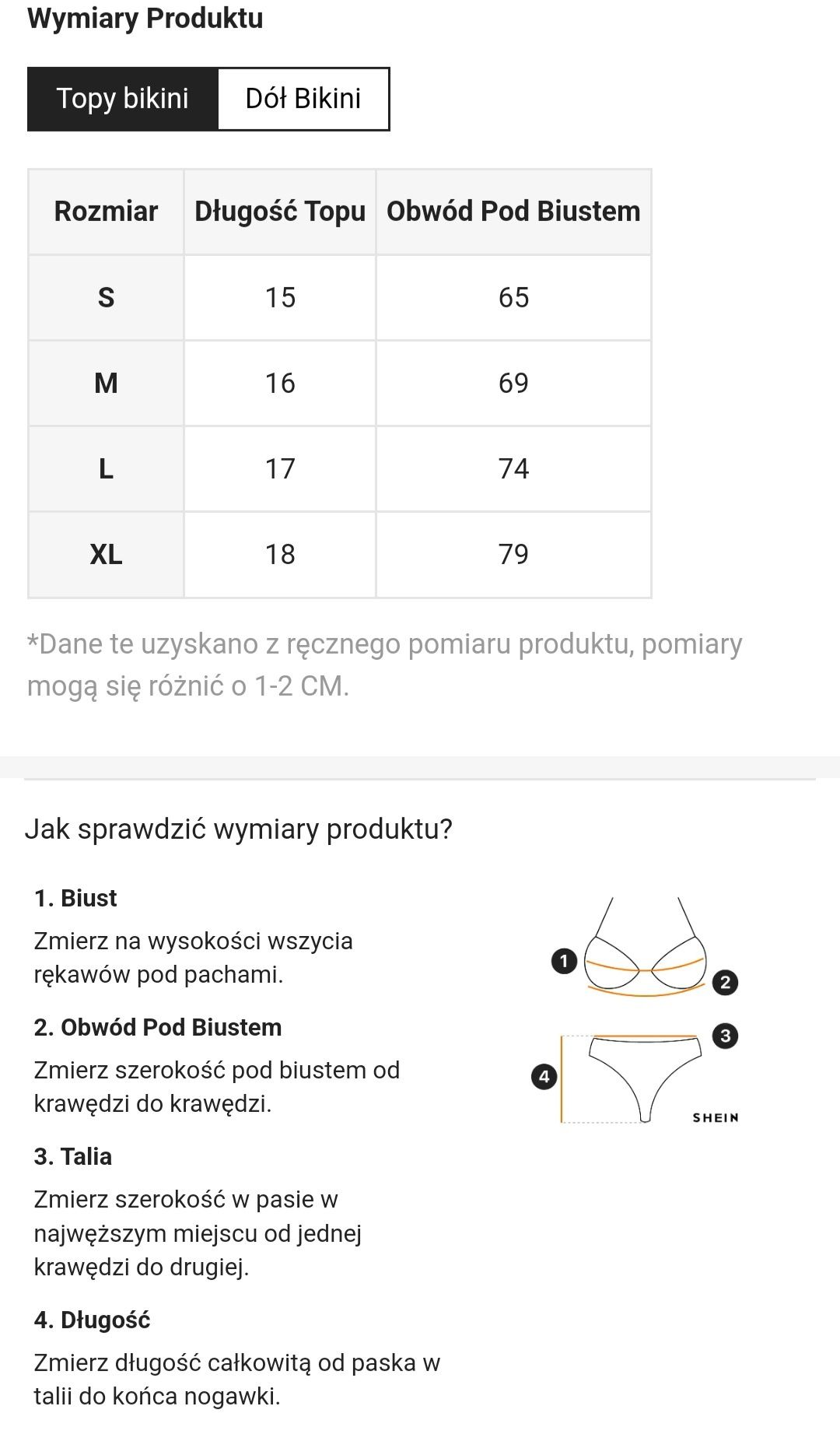 Strój kąpielowy Bikini