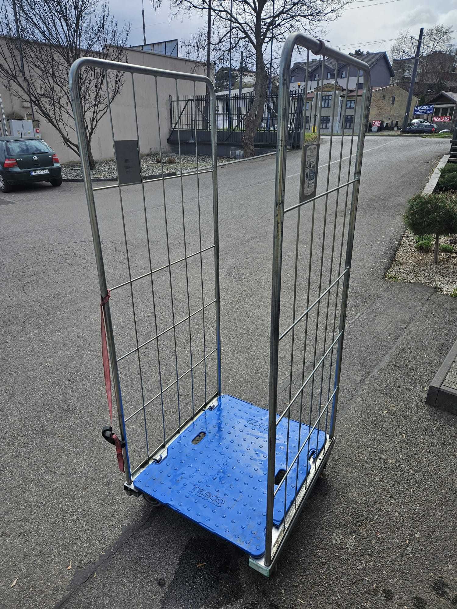 Rollkontener wózek siatkowy transportowy