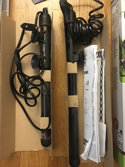 Стеклянный аквариумный обогреватель с позолоченными контактами COMFORT