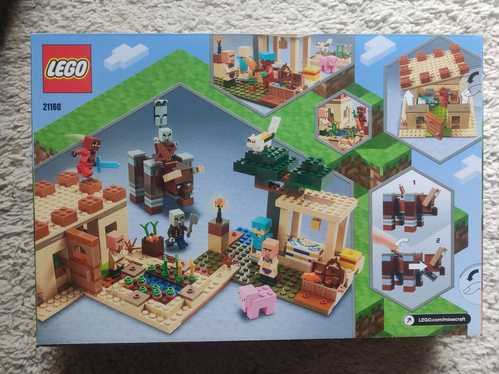 Lego Minecraft 21160 Najazd złosadników