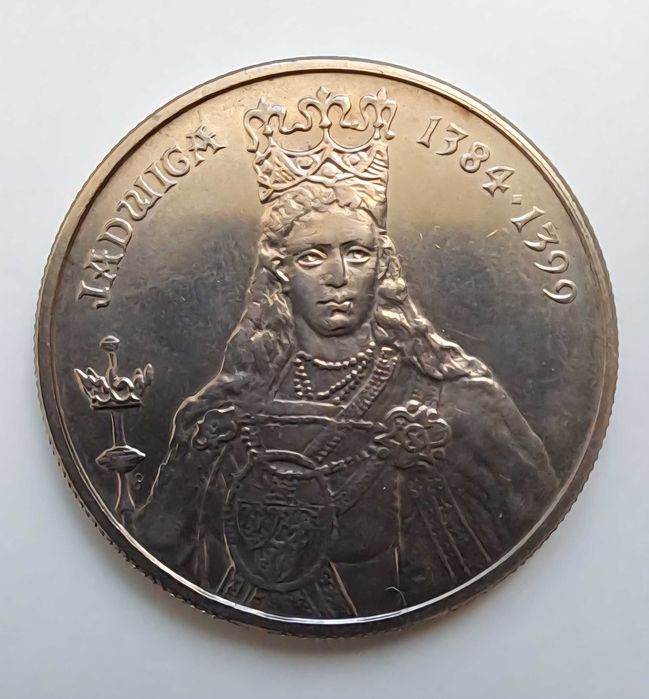Moneta 100 zł _ PRL 1988 _ Jadwiga 1384 - 1399