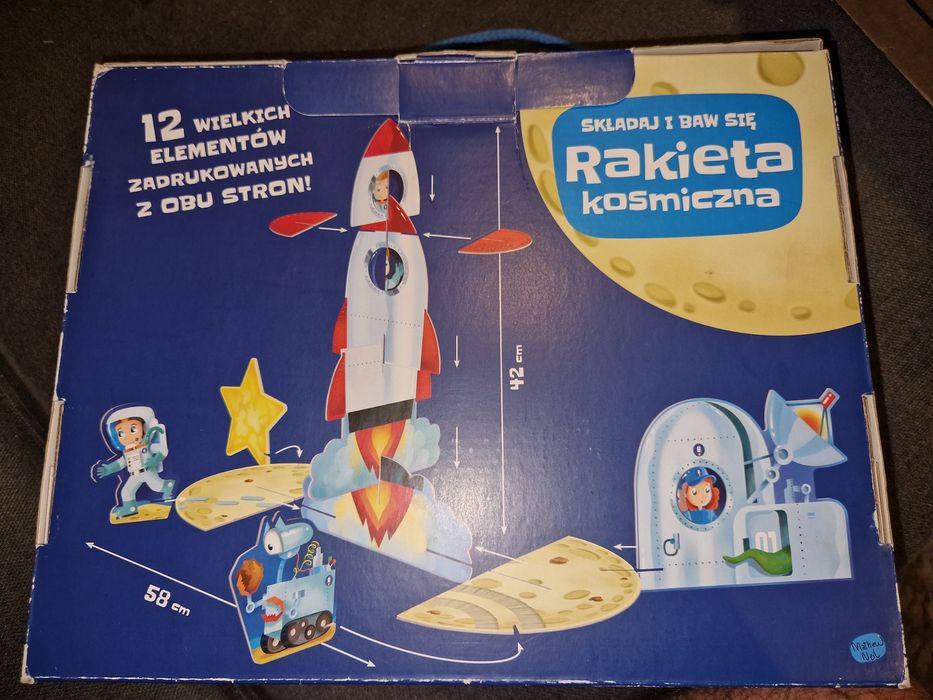 Rakieta kosmiczna gigantyczne puzzle 3D