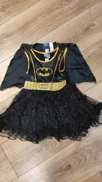 Batmanka Batman sukienka strój karnawałowy bal przebranie 98 104