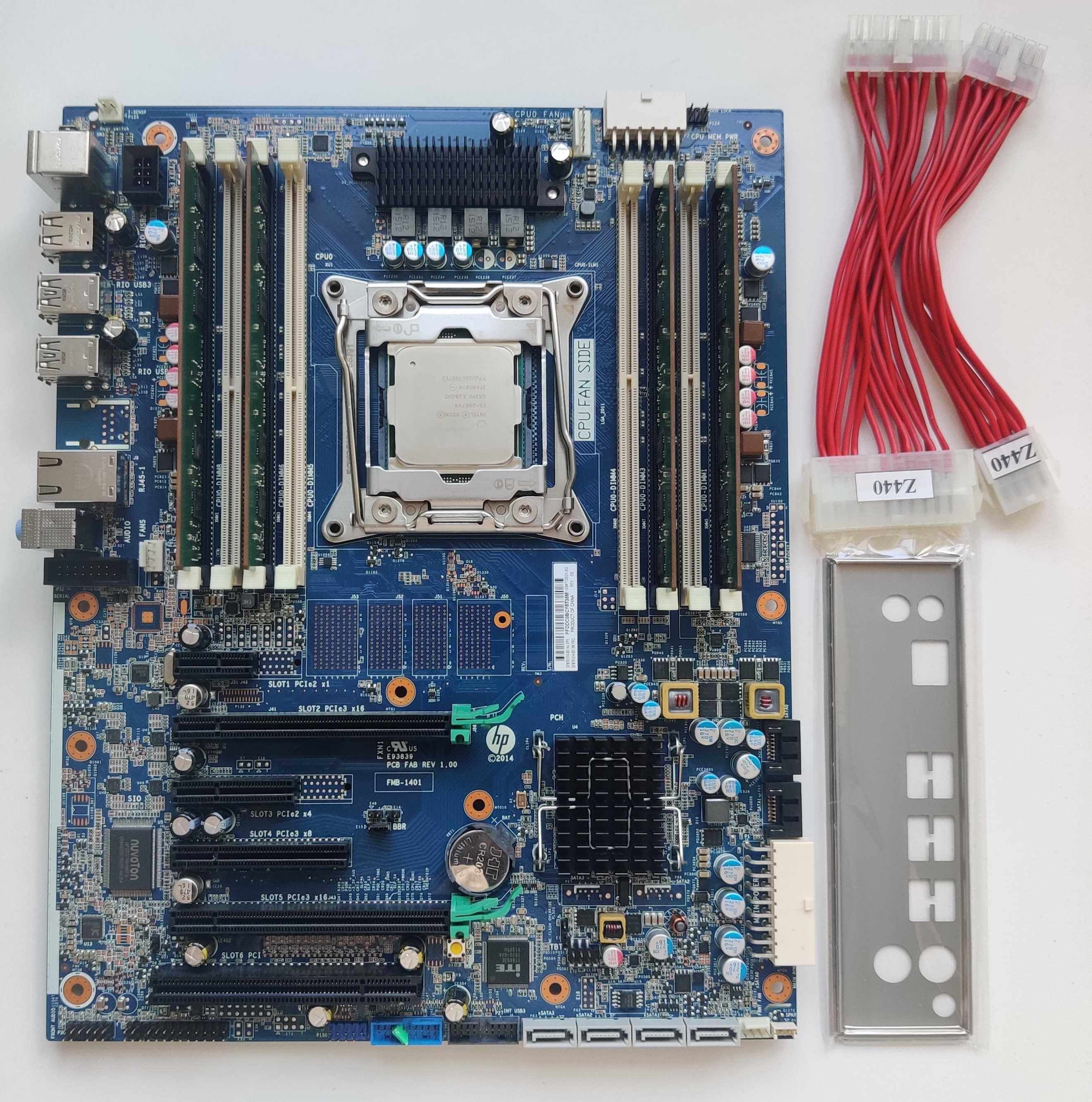 COMBO X99 - 14 ЯДЕР Xeon 2680V4 HP Z440 16GB 2x8GB 2400Mhz
