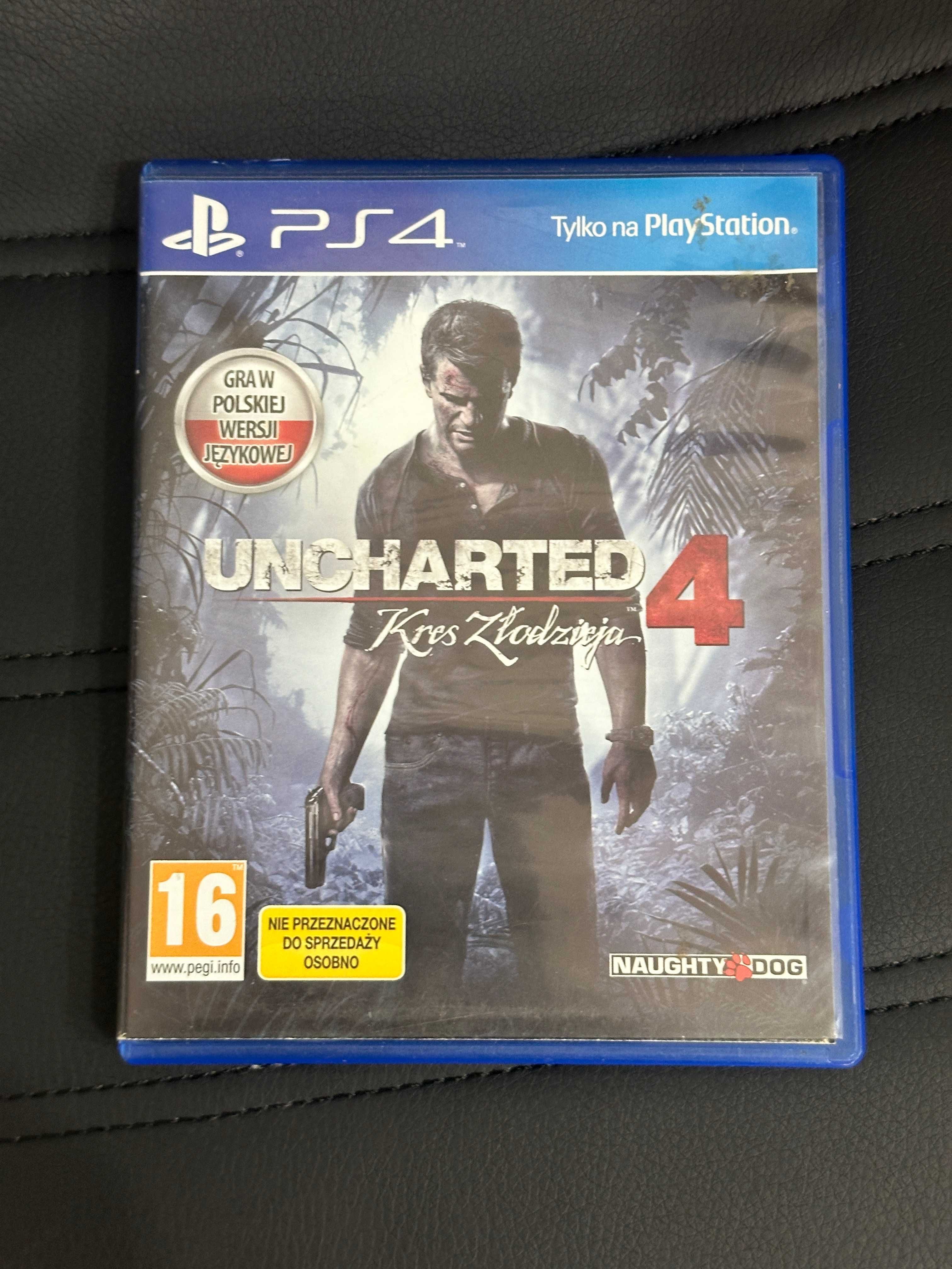 Gra  Uncharted 4 Kres złodzieja PS4 PS5 PlayStation 4 5