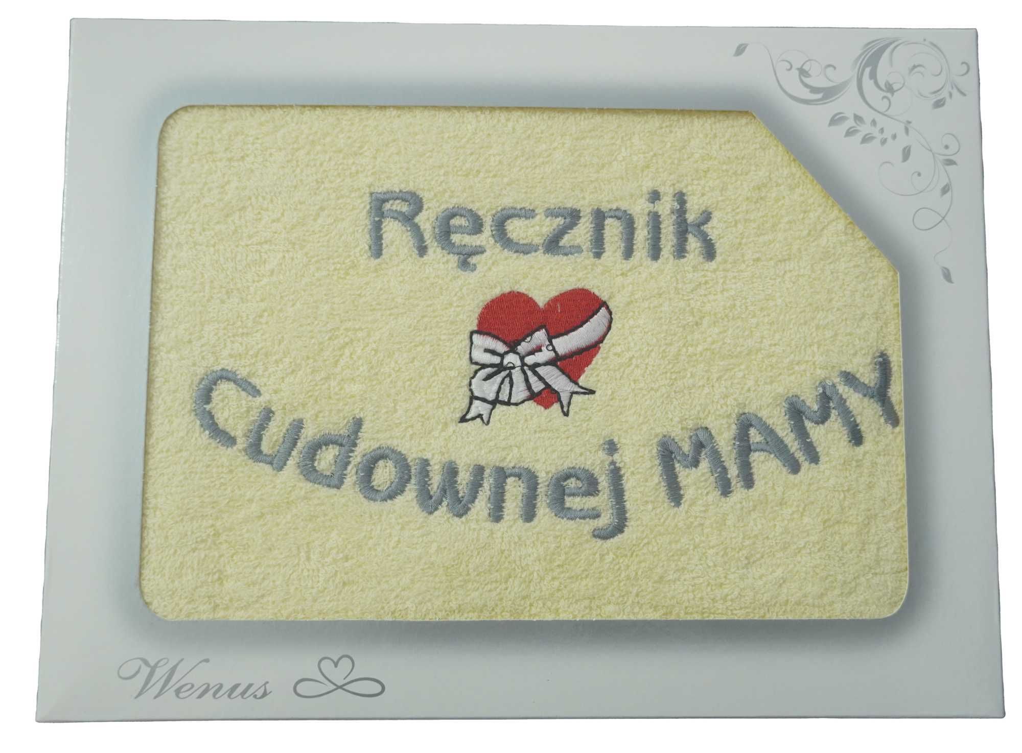 Ręcznik z haftem Ręcznik Cudownej Mamy, Dzień Matki, Idealny Prezent