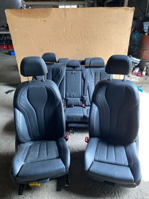 BMW X5 F15 X6 F16 M-PAKIET FOTELE KANAPA BOCZKI SKÓRA 7 OSÓB