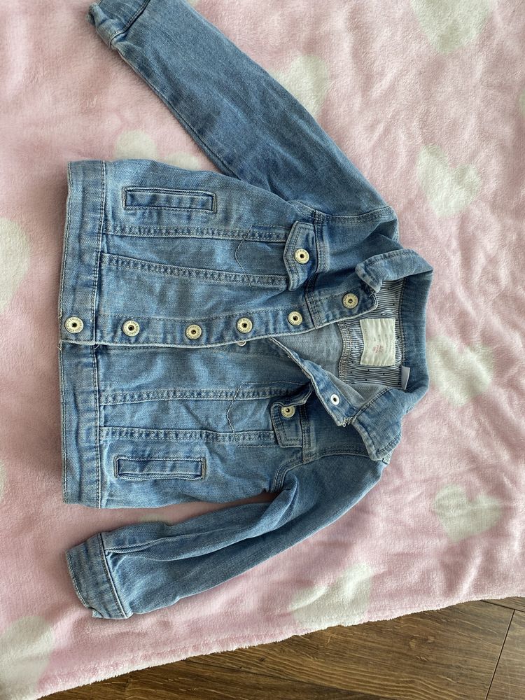 Bluza Zara denim roz 98 cm