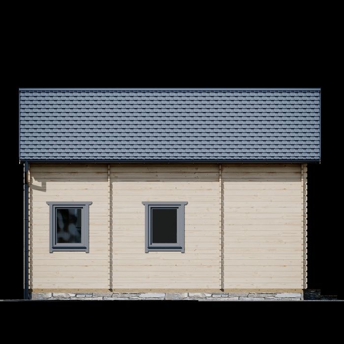 Drewniany Domek Letniskowy JAN II ZABUDOWANY 65 M2