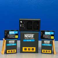 Carregador Duplo Newell + 2x Baterias Canon LP-E6NH (NOVO)