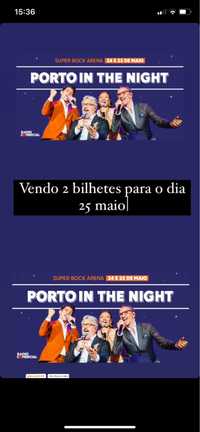 Porto in the night