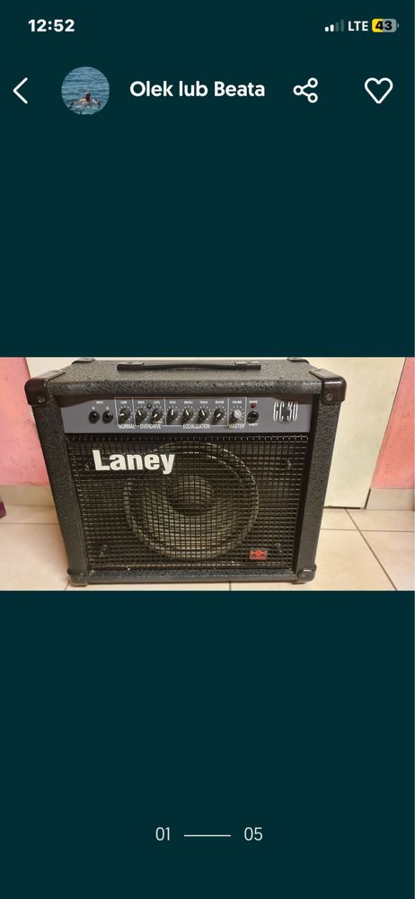 Wzmacniacz combo Laney GC30