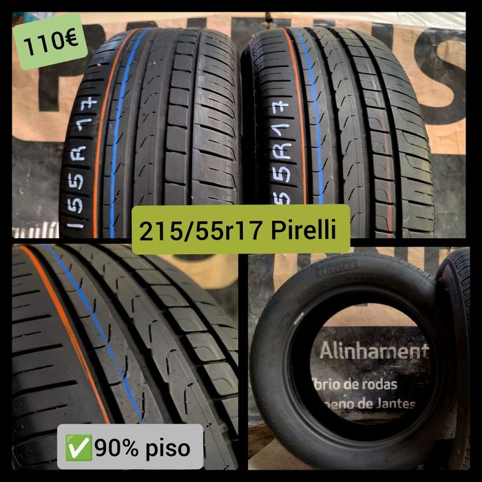 Pneus usados 215/50r17 215/55r17 225/55r17  Leiria