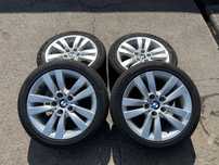 Koła Felgi opony BMW E90 E91 R17 OPONY LATO CONTINENTAL IGŁY