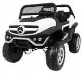 Mercedes BENZ UNIMOG pilot, Bluetooth, mp3 terenowy duży do 35 kg, 4x4