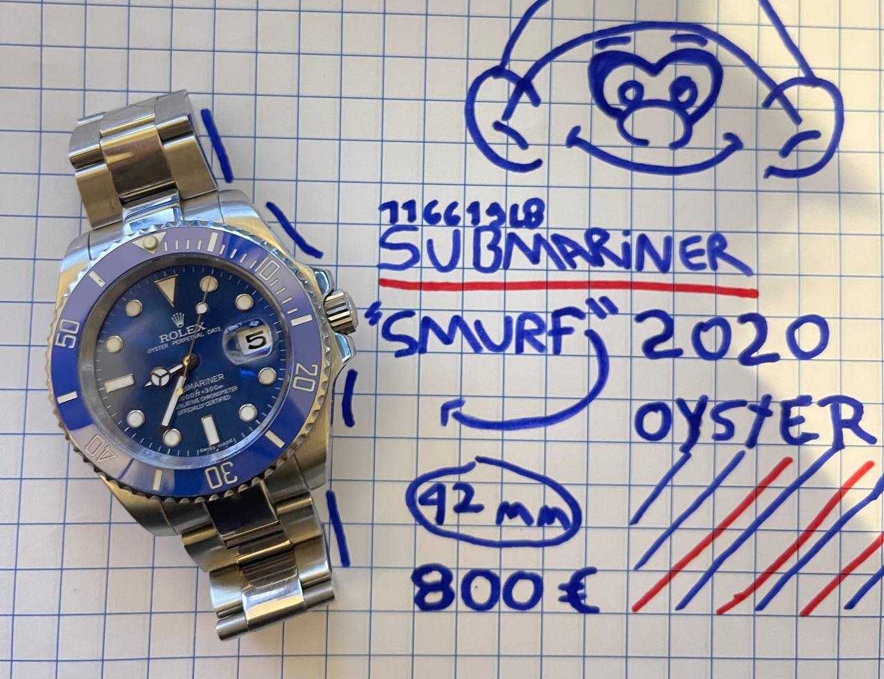 rolex submariner blue dial