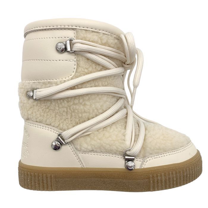 Buty dziecięce śniegowce r32 Chiara Ferragni Snow Boot Low beżowe