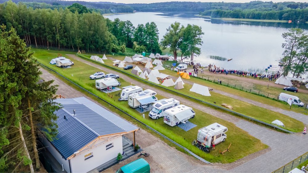 Pole namiotowe Tarasy Kątno pole kempingowe camping