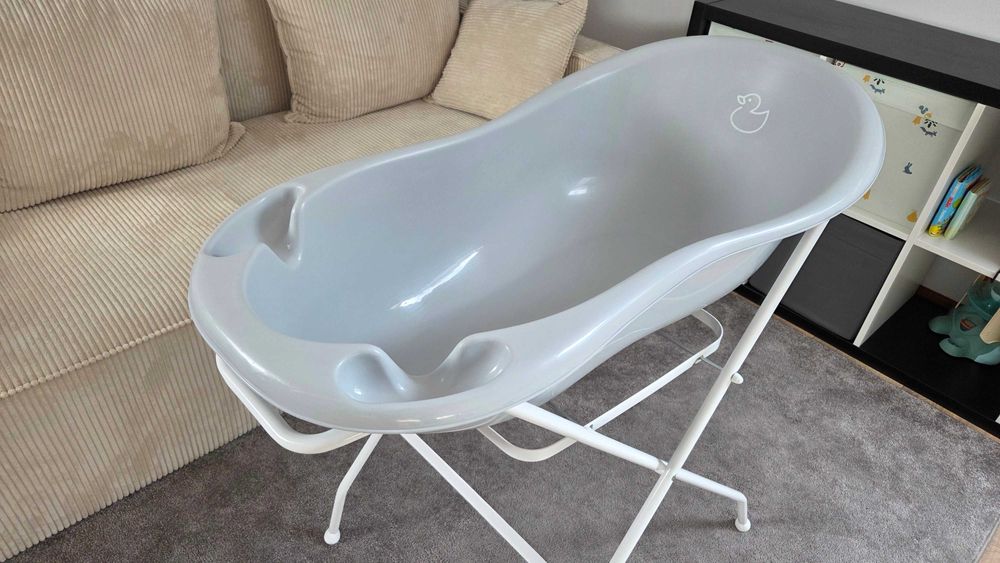 Wanienka/wanna Tega Baby, 102 cm, zestaw 2w1, stojak i stelaż
