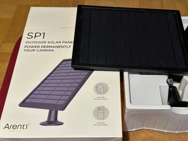 Kamera zewnętrzna Arenti (Laxihub)W1 + Panel słoneczny ArentiSP1 + SD